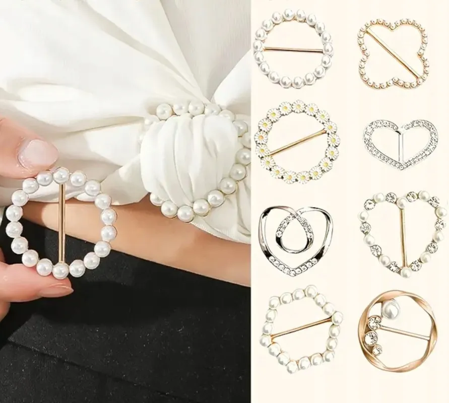 r&oacute;żne materiały do wiązania bluzek