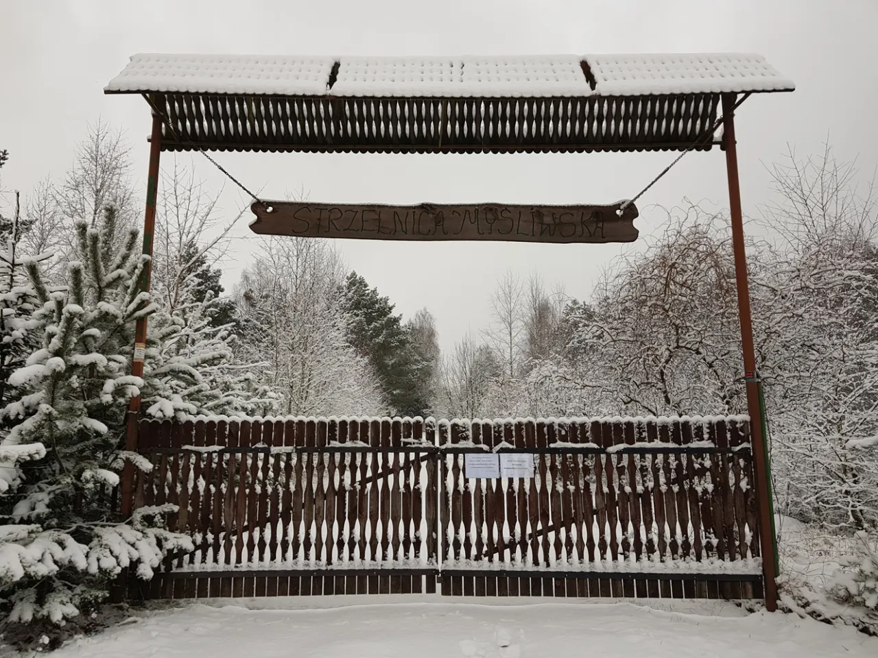 Strzelnica myśliwska osie strzeleckie