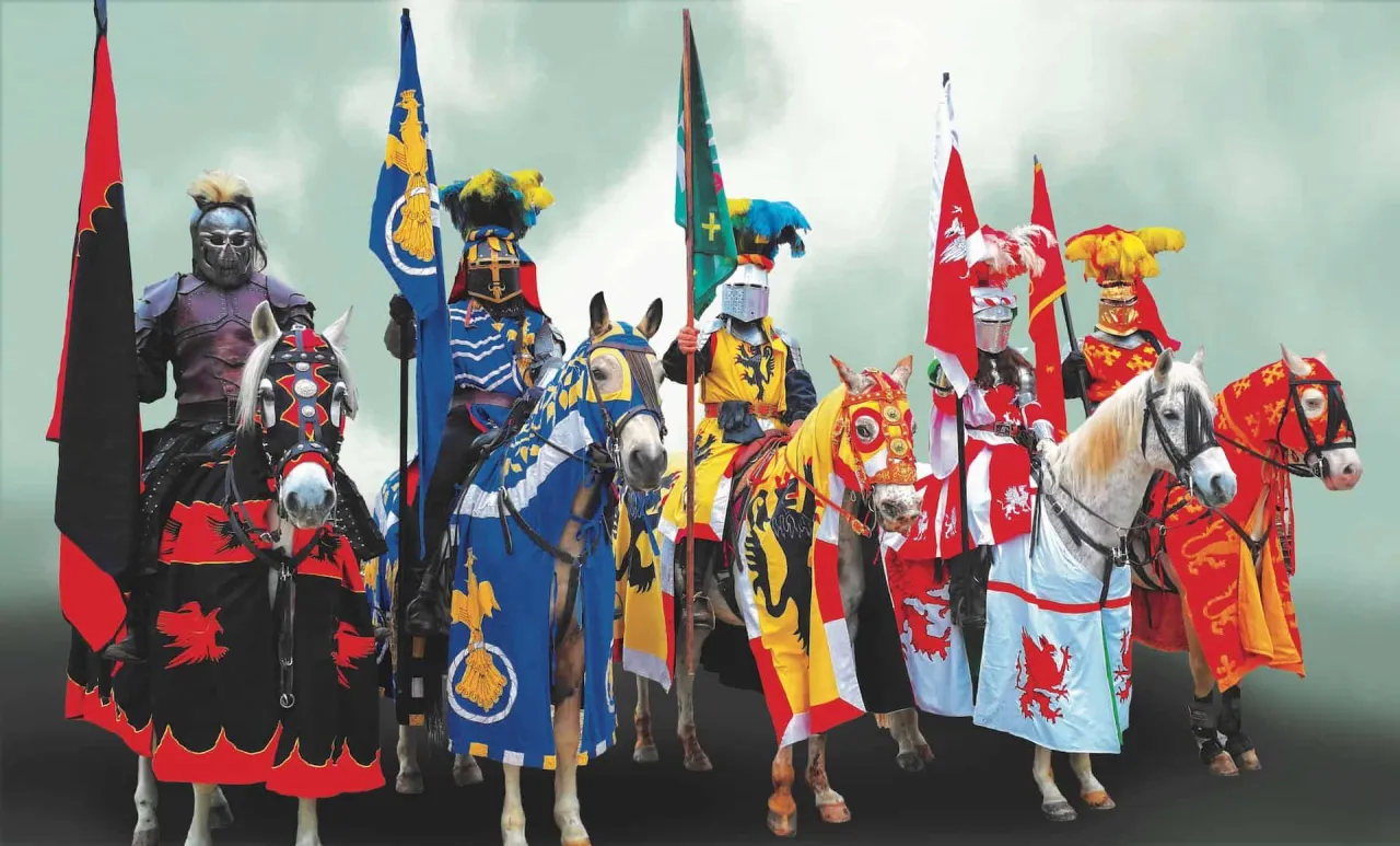 Ritterturnier zu Pferd Schloss Thurn