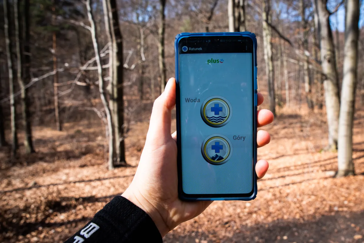 aplikacja ratunek w g&oacute;rach