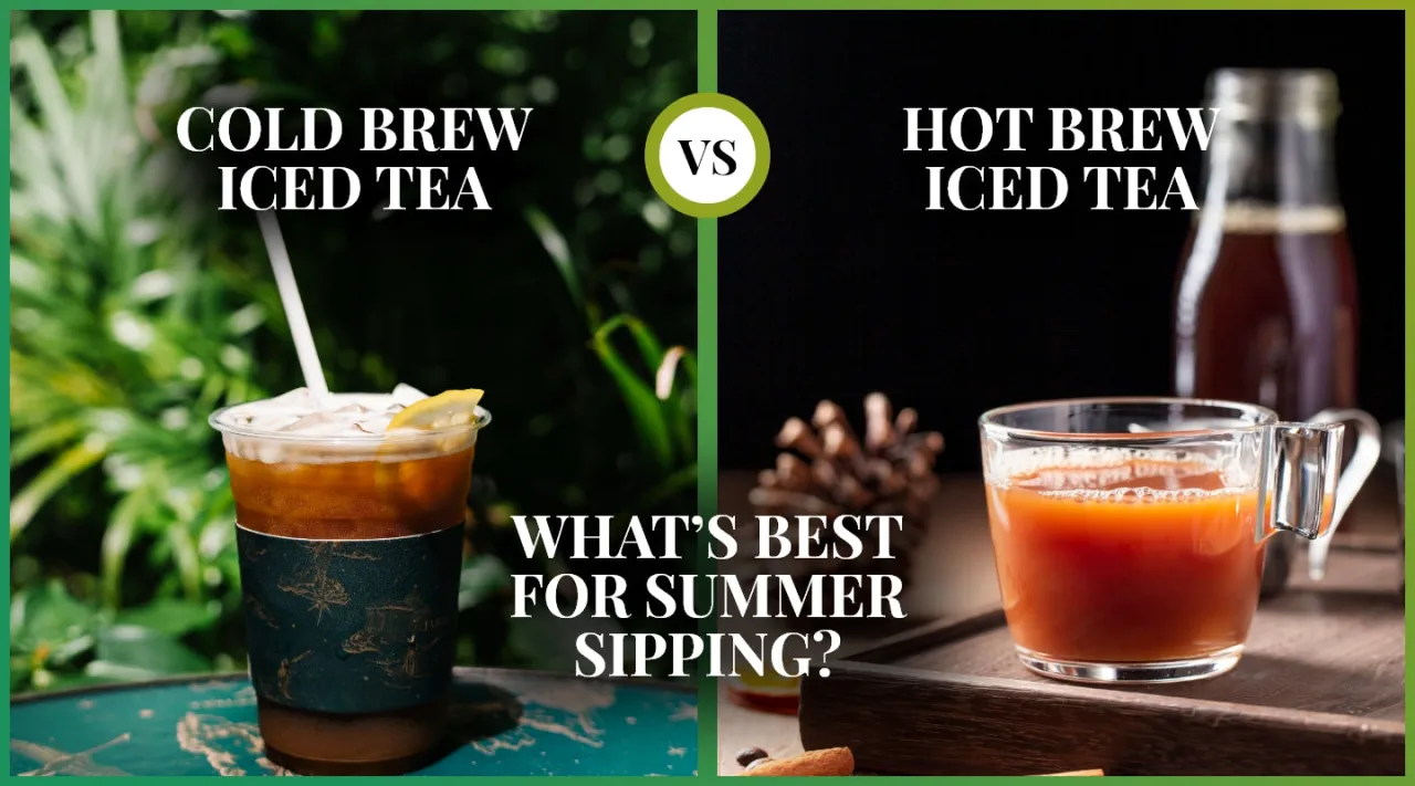 Różnice między cold brew i iced tea grafika