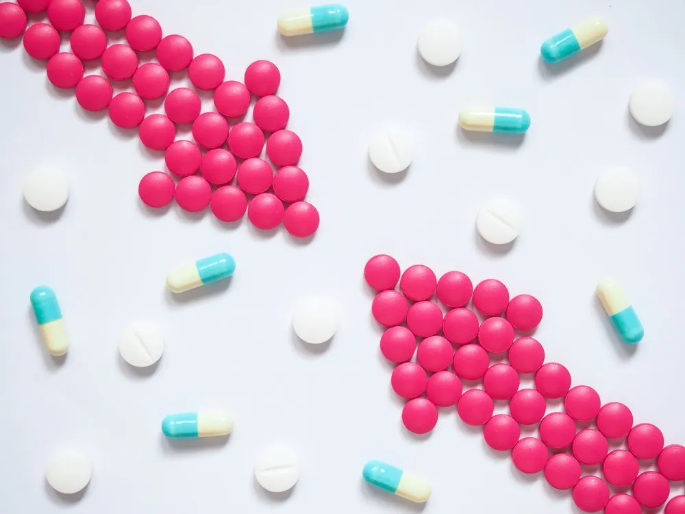 Interakcje lek&oacute;w z amfetaminą grafika