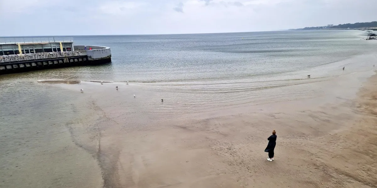 Odpływ wiatrowy Bałtyk odsłonięte dno