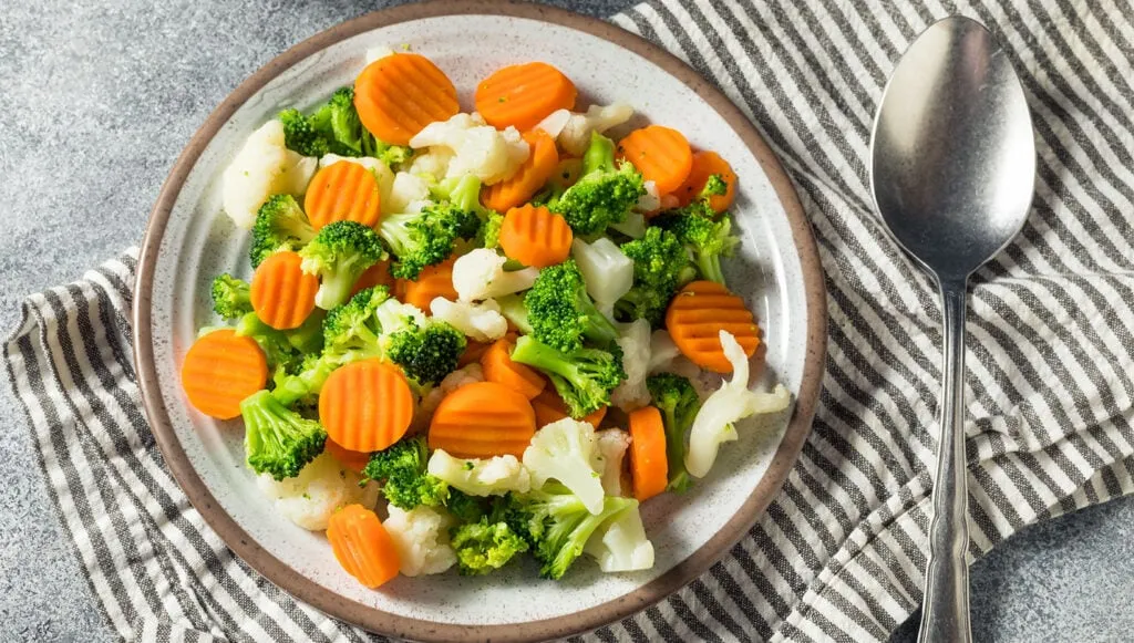 zdrowe jedzenie na parze różnorodne potrawy