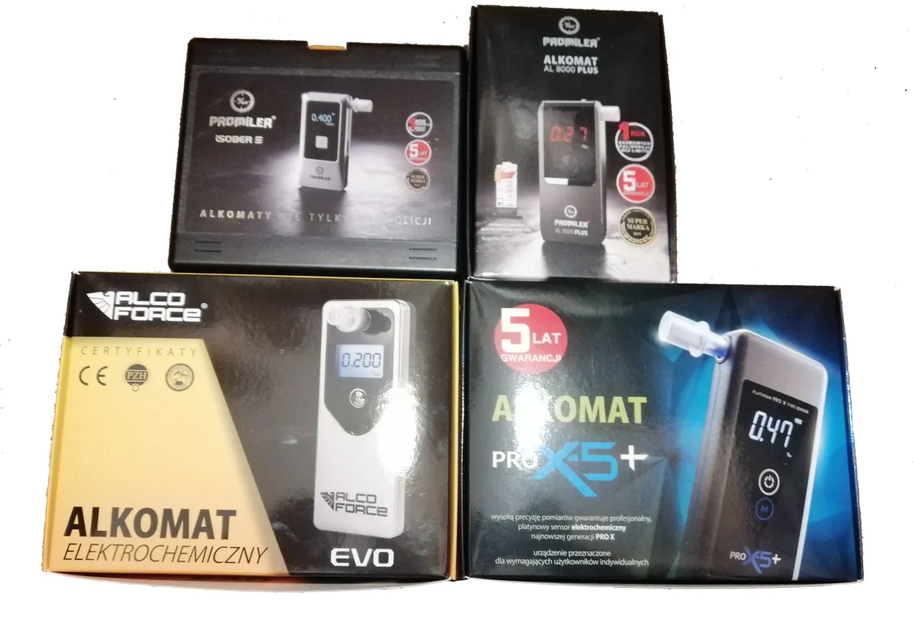 rodzaje alkomat&oacute;w osobistych