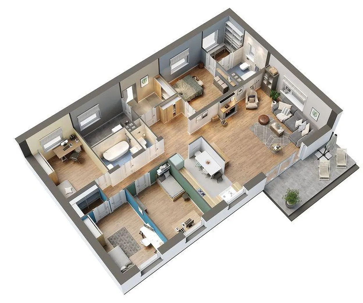 planowanie budowy domu, projekt domu, wizualizacja