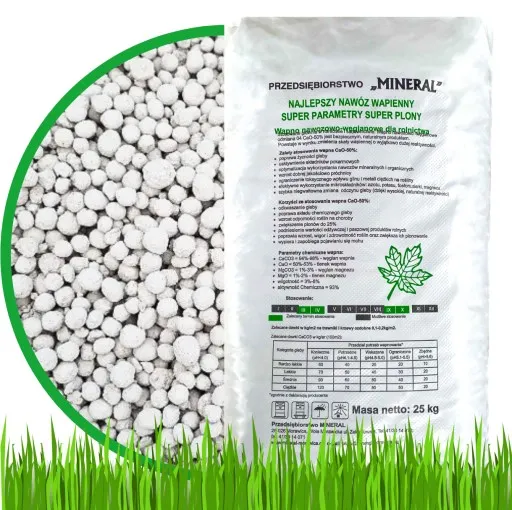wapno granulowane do trawnika