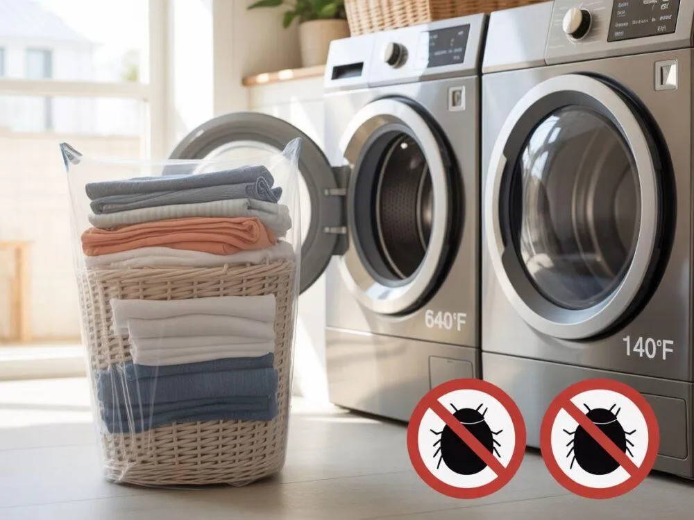 pranie w wysokiej temperaturze po dezynsekcji