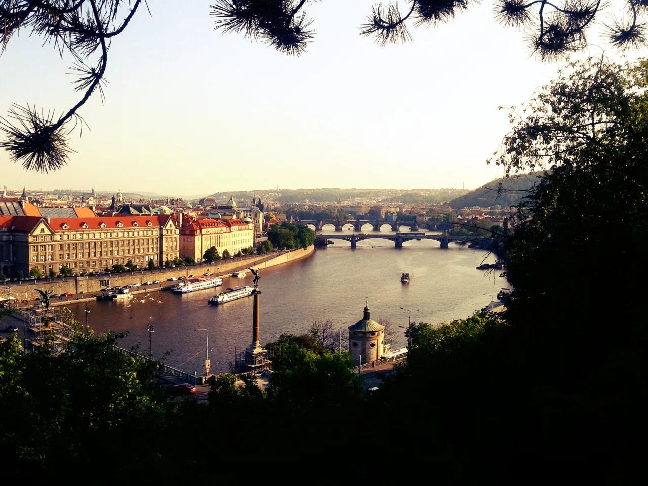 Panorama Pragi z Letnej