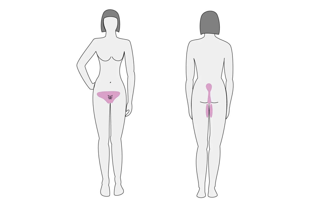 depilacja brazylijska zakres schemat