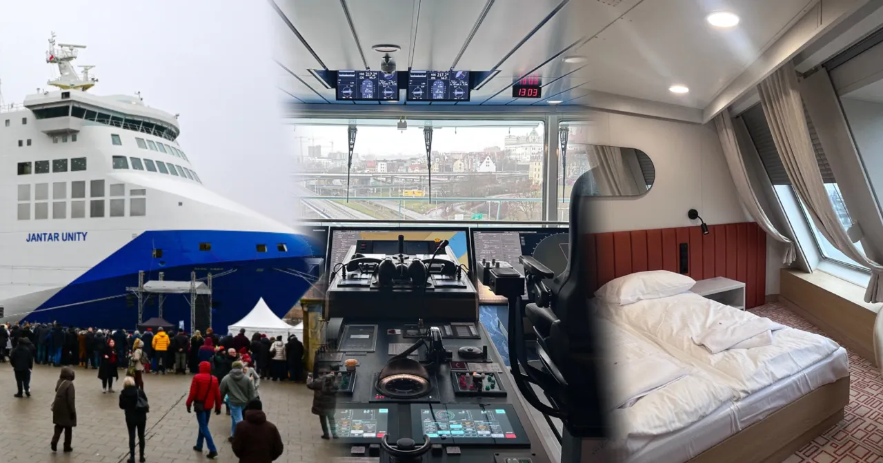 Prom na Bałtyku wnętrze