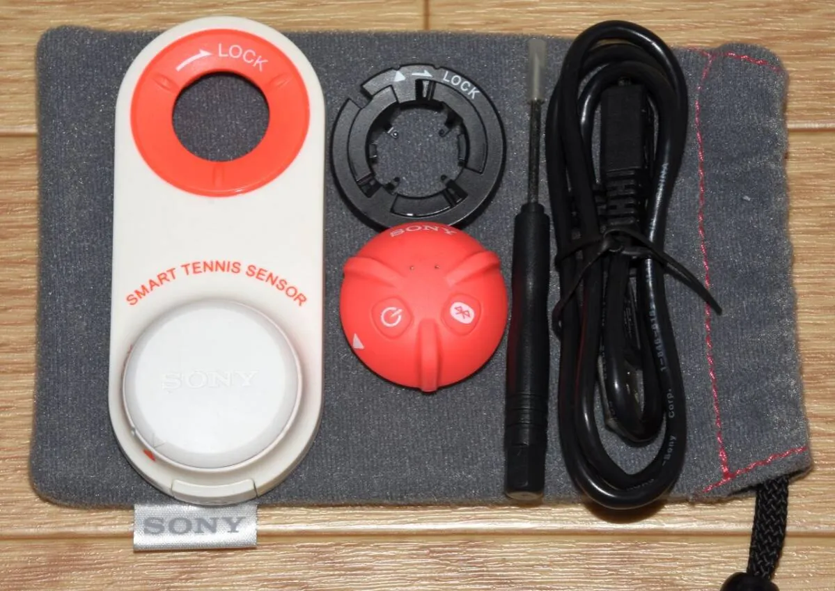 Sony Smart Tennis Sensor in Aktion