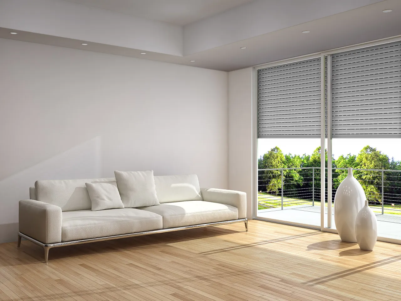 Rolety nadstawne zintegrowane z oknem