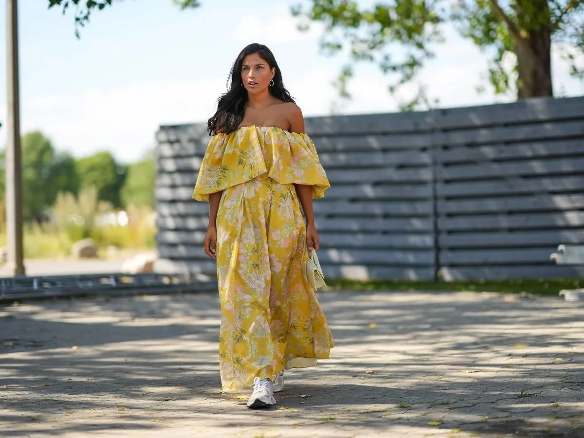 stylizacja na wakacje we Włoszech kobieta