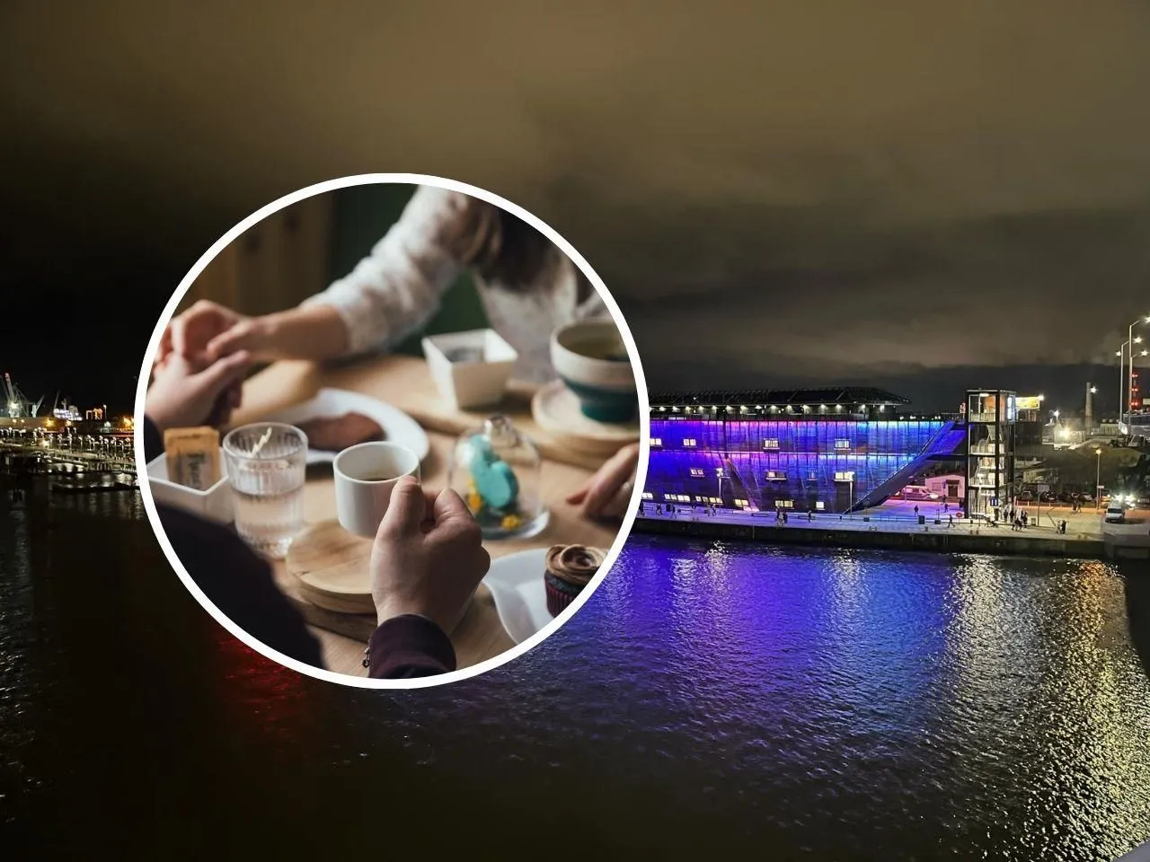 Łasztownia Szczecin restauracje widok na Odrę