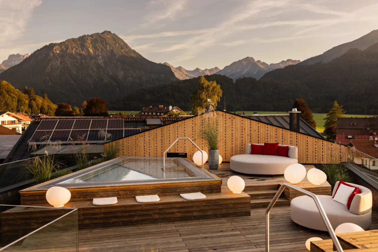 Verschiedene Arten von Berghotels in Deutschland