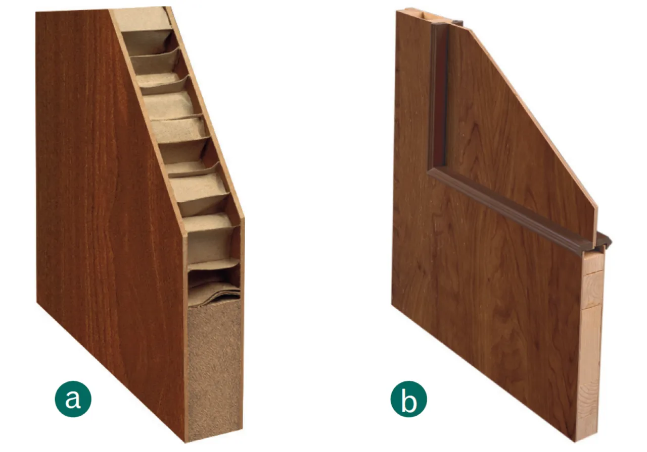 rodzaje materiałów na drzwi łamane płyta mdf sklejka drewno