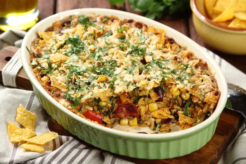 zapiekanka z makaronem orzo