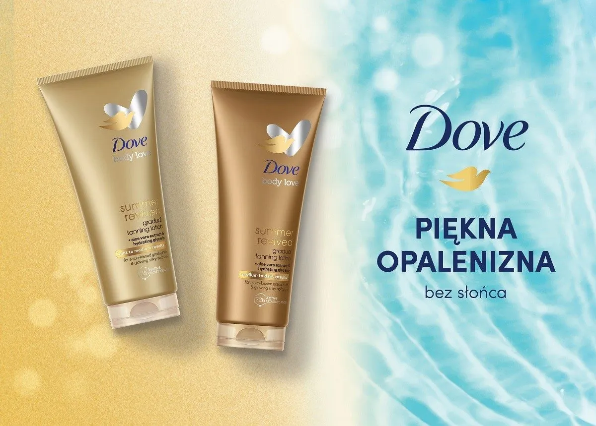 Dove DermaSpa Summer Revived na skórze