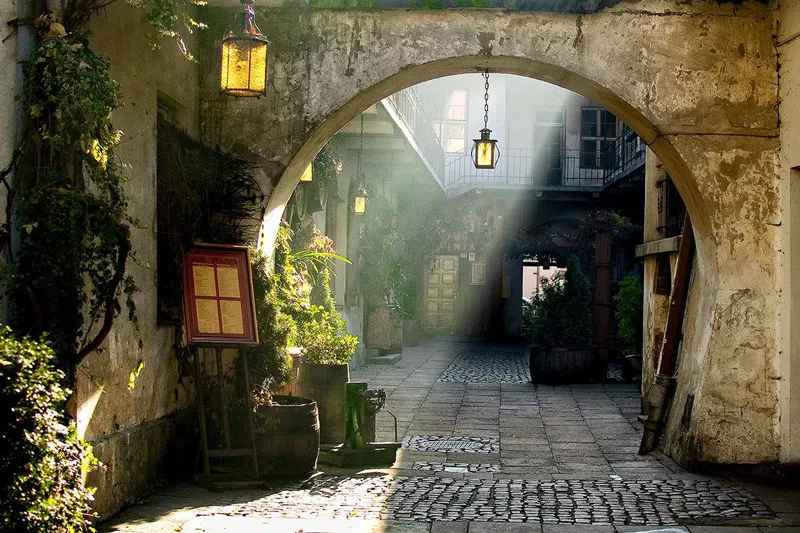 Kazimierz Krak&oacute;w synagoga uliczki