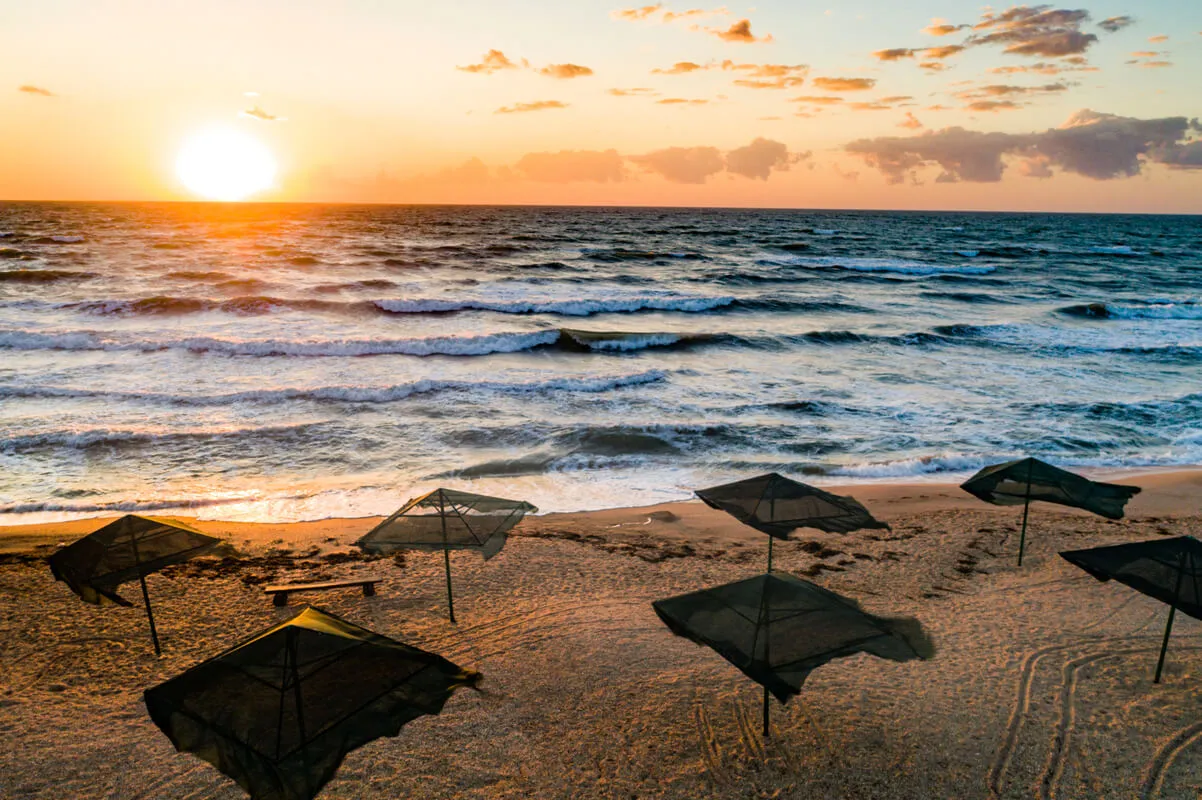 Tunezja krajobraz plaża słońce