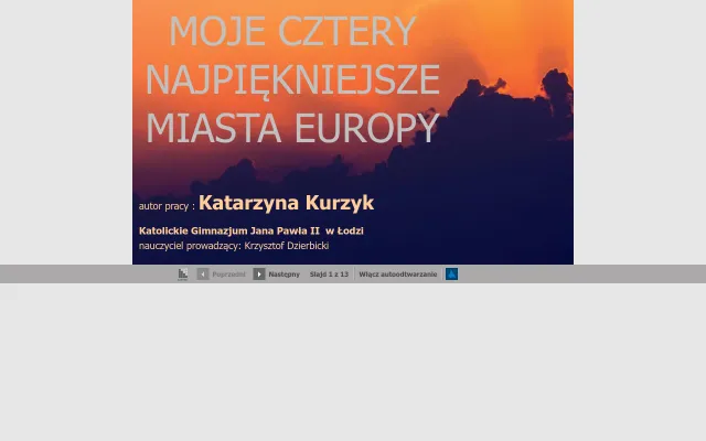 Zdjęcie Najpiękniejsze miejsca w Europie prezentacja – przeżyj niezapomniane chwile
