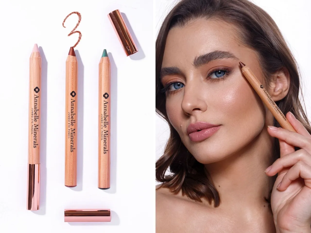 kredka rozświetlająca aplikacja linia wodna kącik oka łuk brwiowy