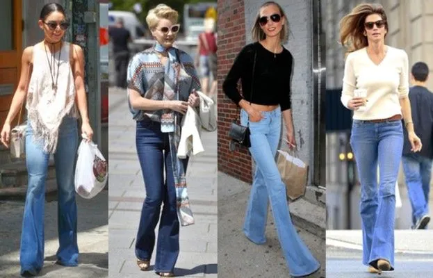 polskie gwiazdy w spodniach dzwonach