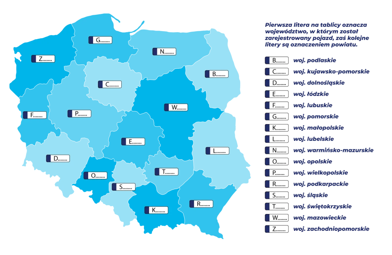 liczba samochodów czarne tablice Polska