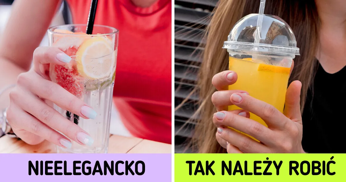 zamawianie soku w kawiarni