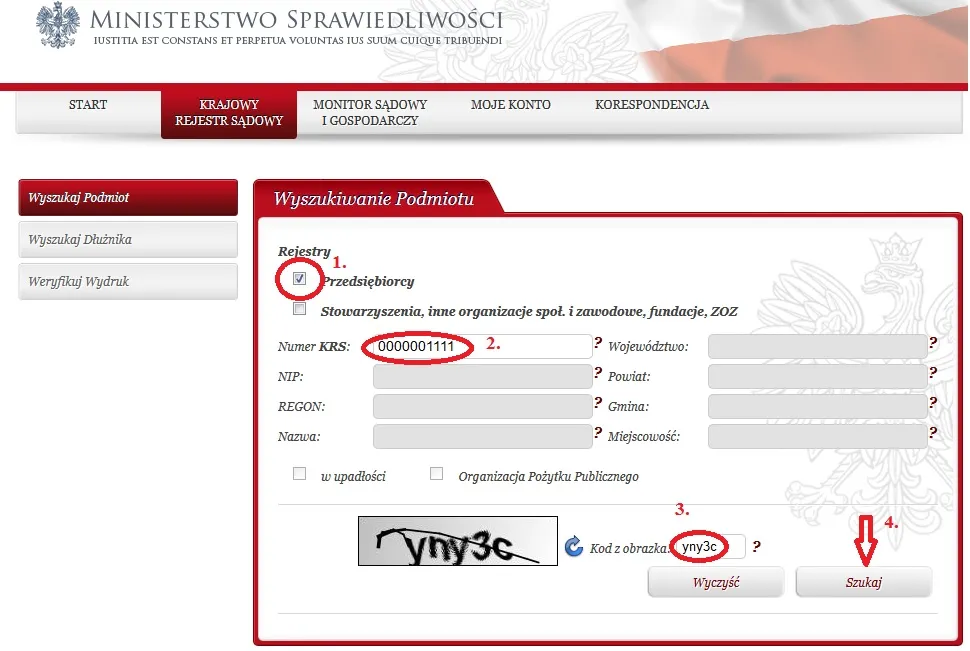 Weryfikacja dewelopera w rejestrach KRS CEIDG