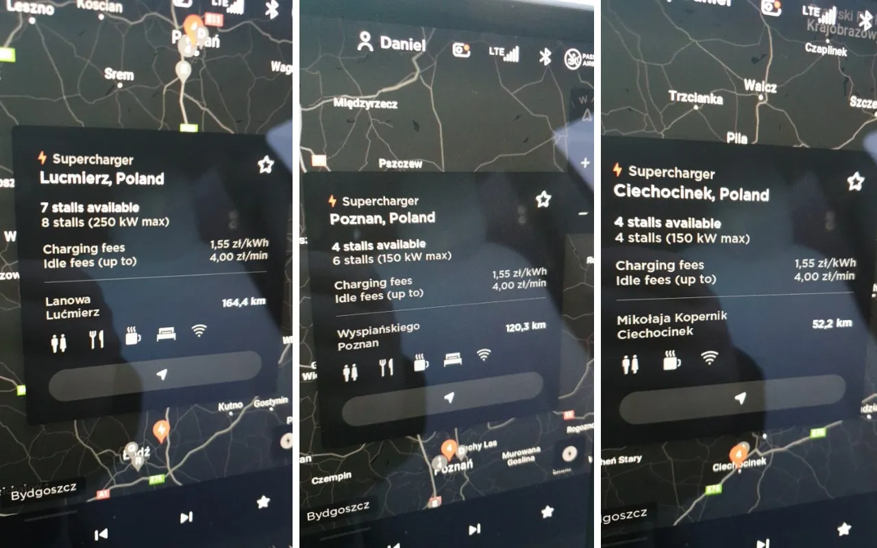 Cennik Tesla Supercharger Polska