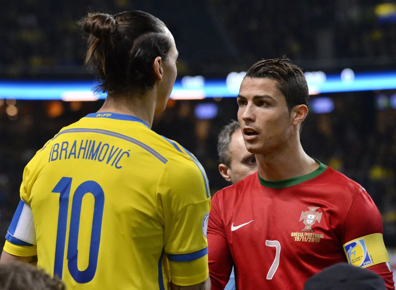 Cristiano Ronaldo i Zlatan Ibrahimović