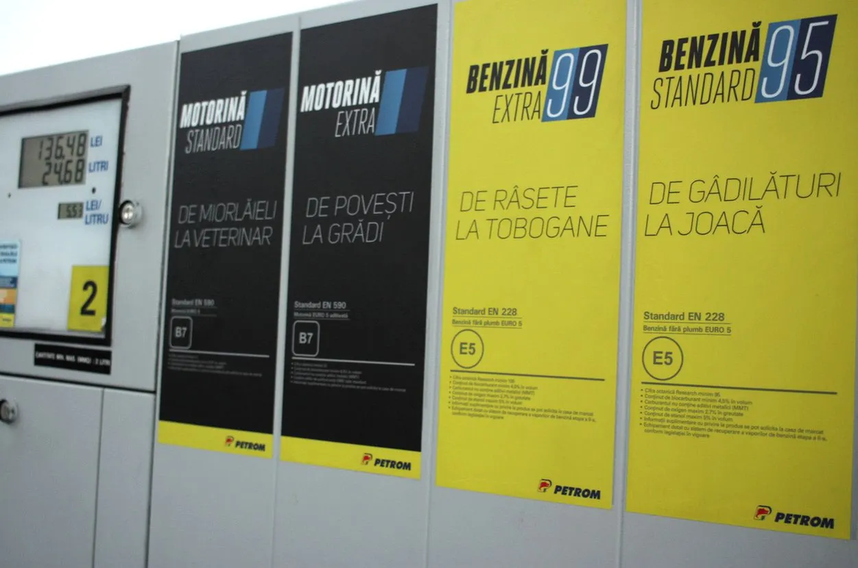 Dystrybutor paliwa diesel benzyna oznaczenia