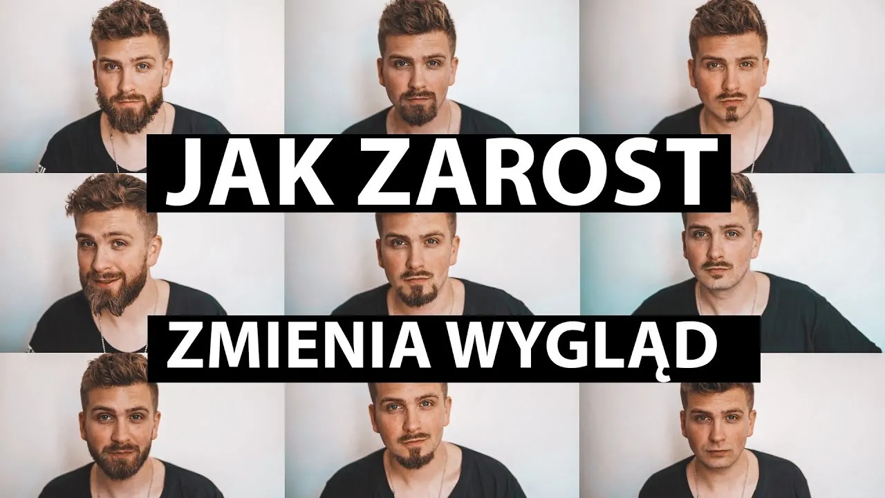 mężczyzna z zarostem w r&oacute;żnym wieku, etapy rozwoju brody