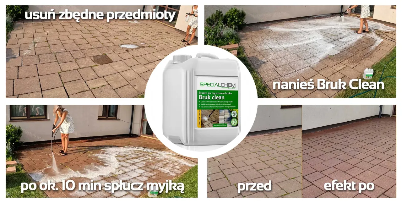 Impregnacja kostki brukowej przed plamami