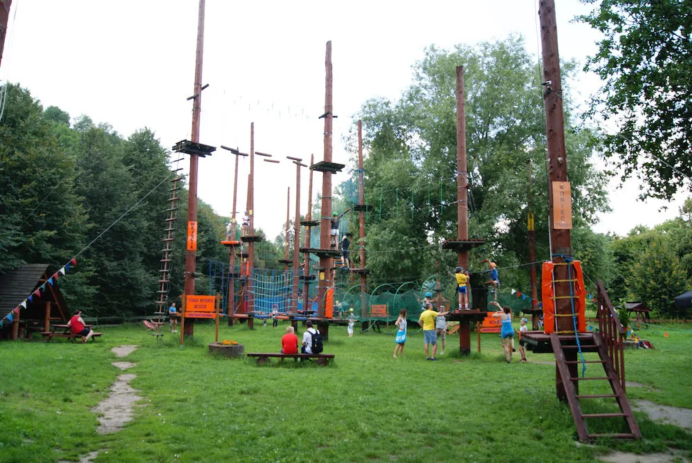 dojazd Park Linowy Bielany Gwiaździsta mapa