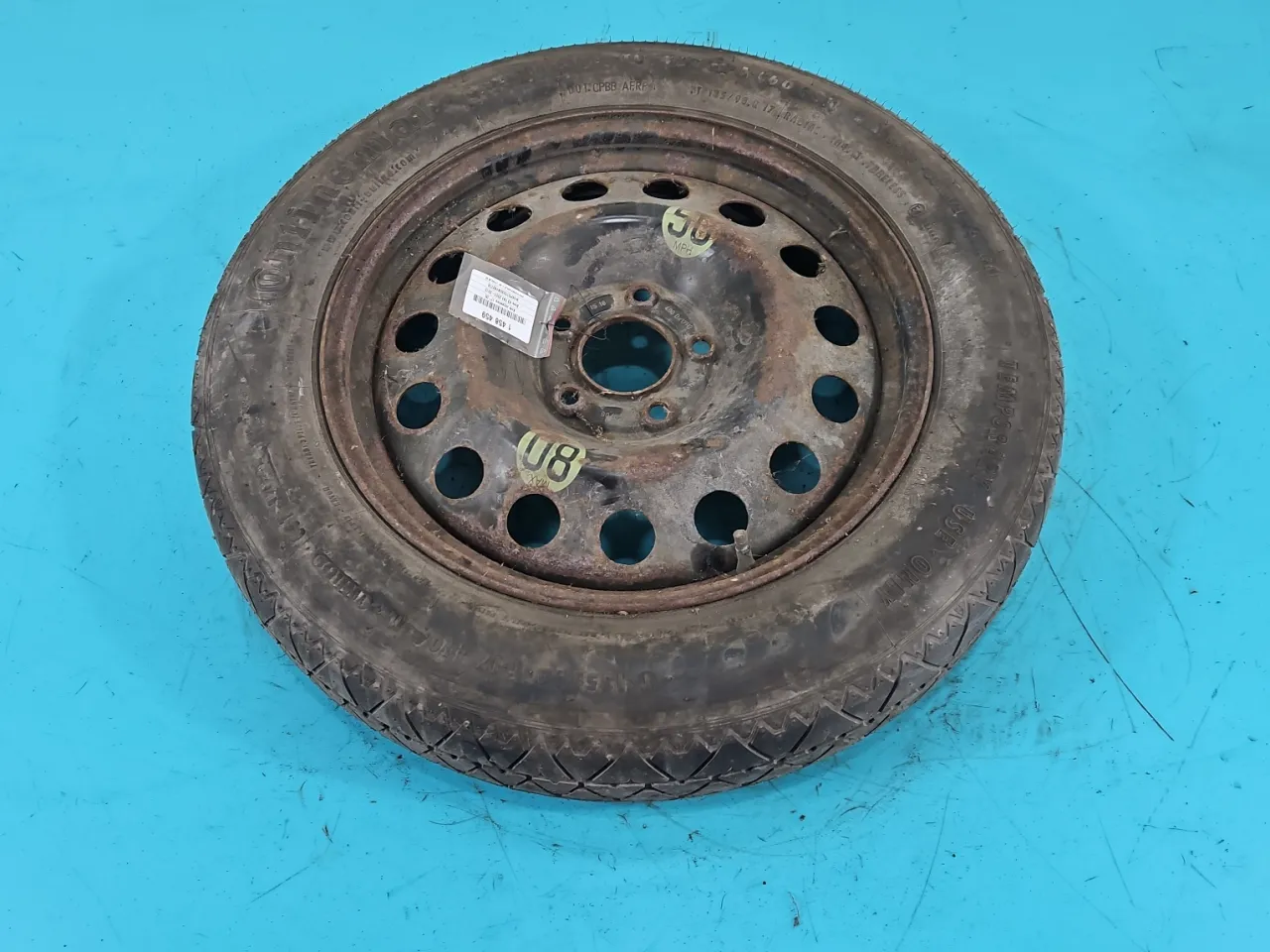 BMW X3 E83 bagażnik koło dojazdowe