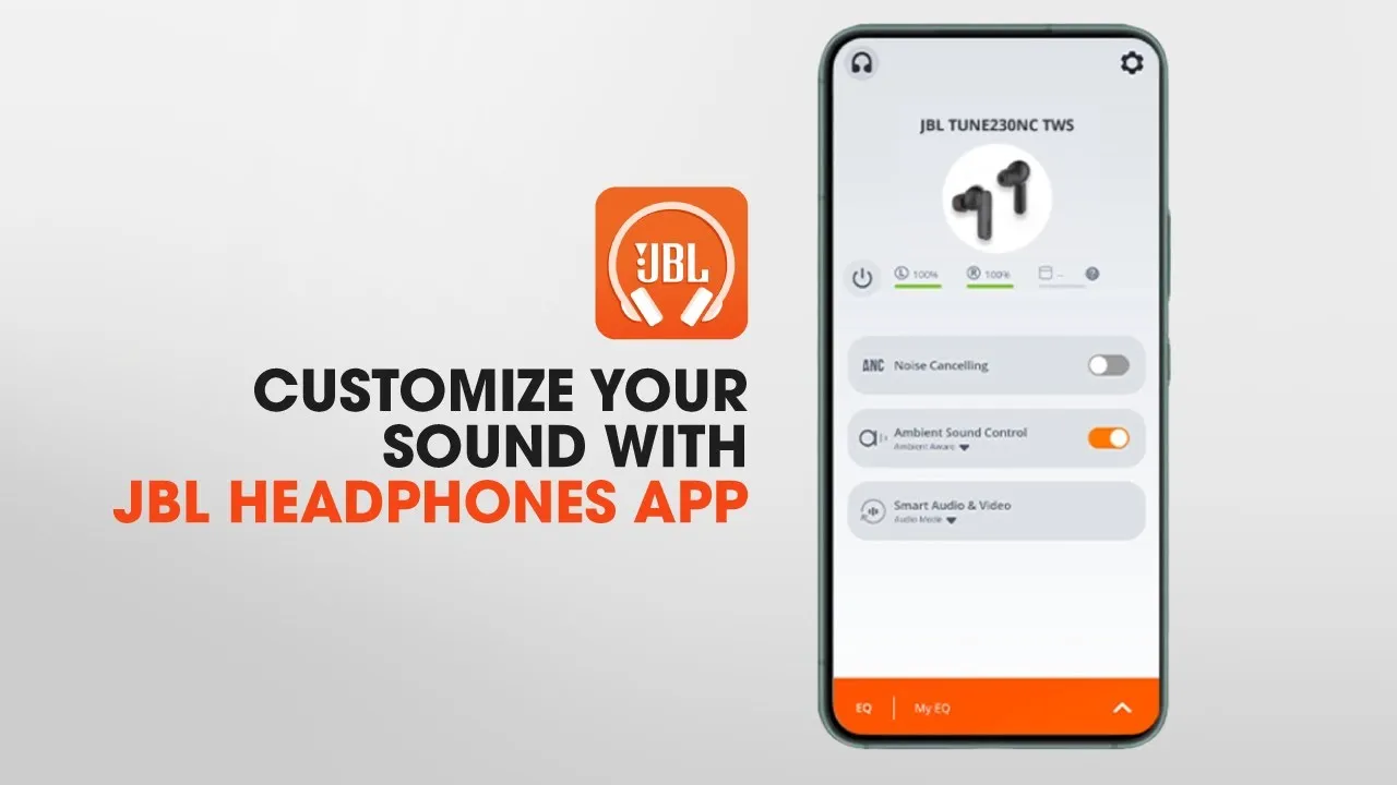 aplikacja JBL Headphones