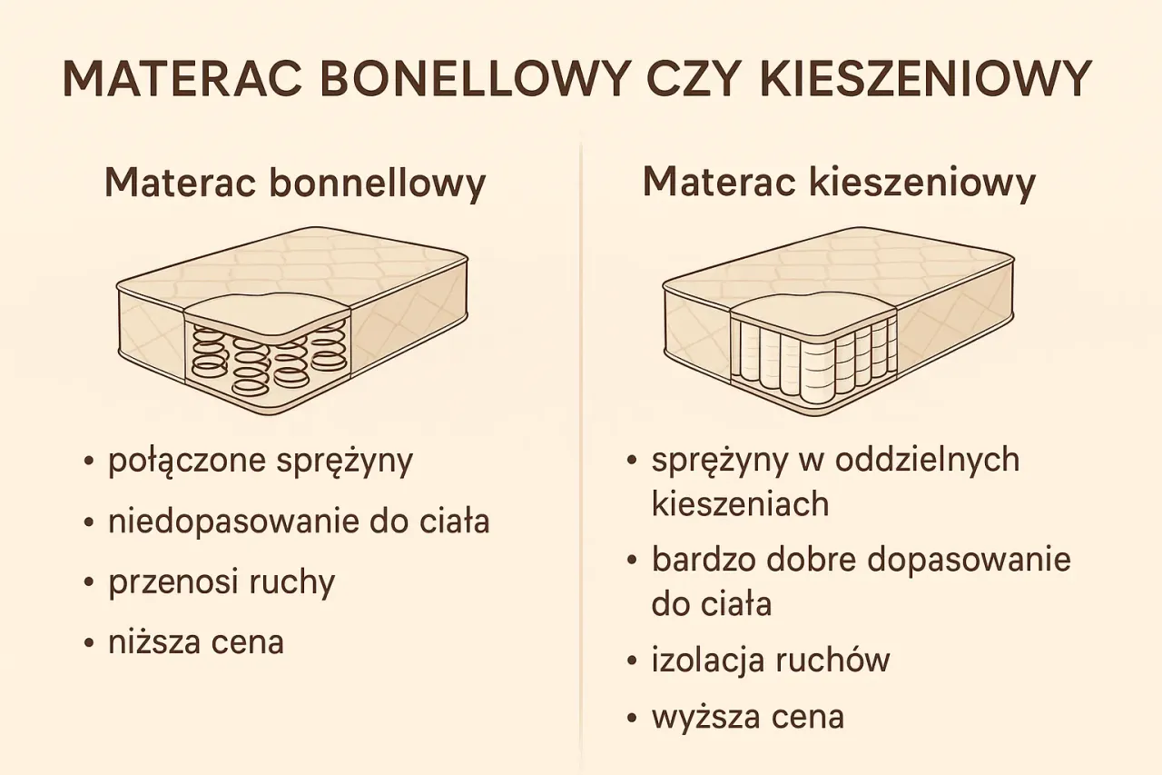 materac bonellowy vs kieszeniowy