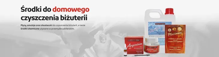 Płyny do czyszczenia srebra w sklepie jubilerskim