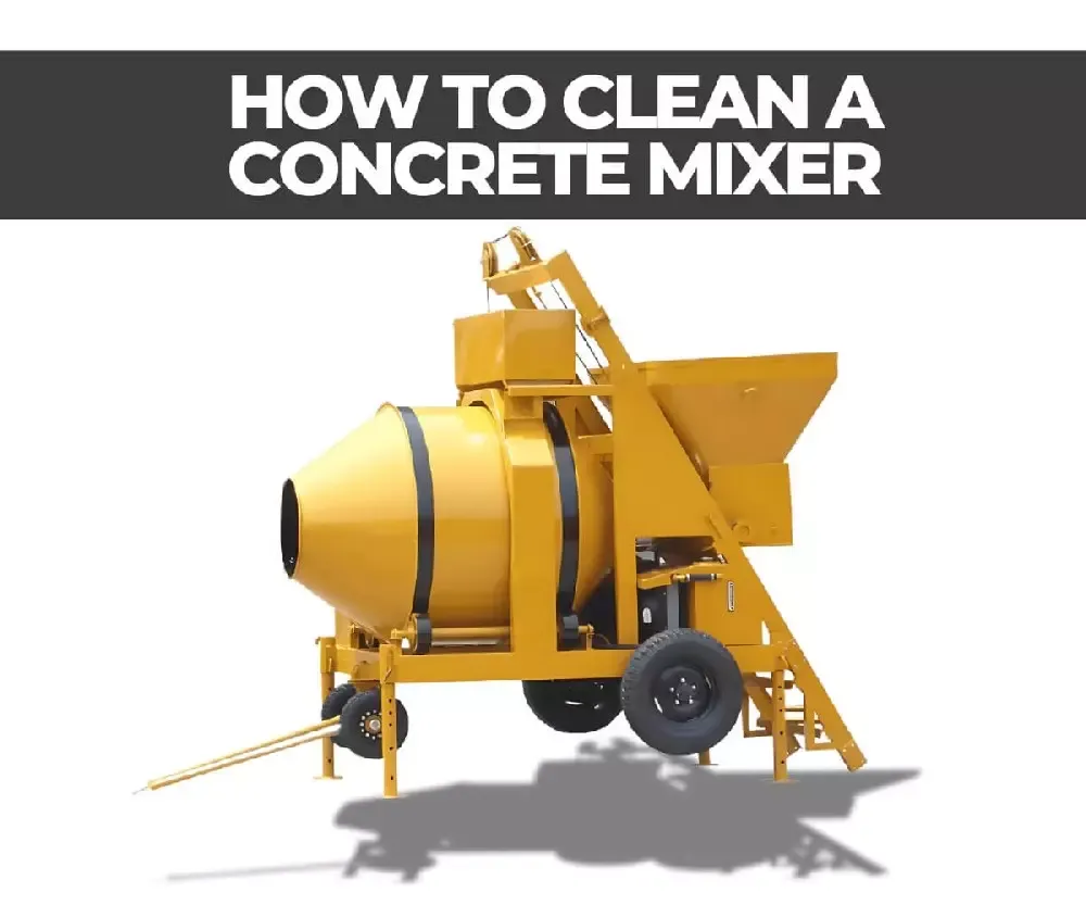 Zaniedbana betoniarka vs czysta betoniarka