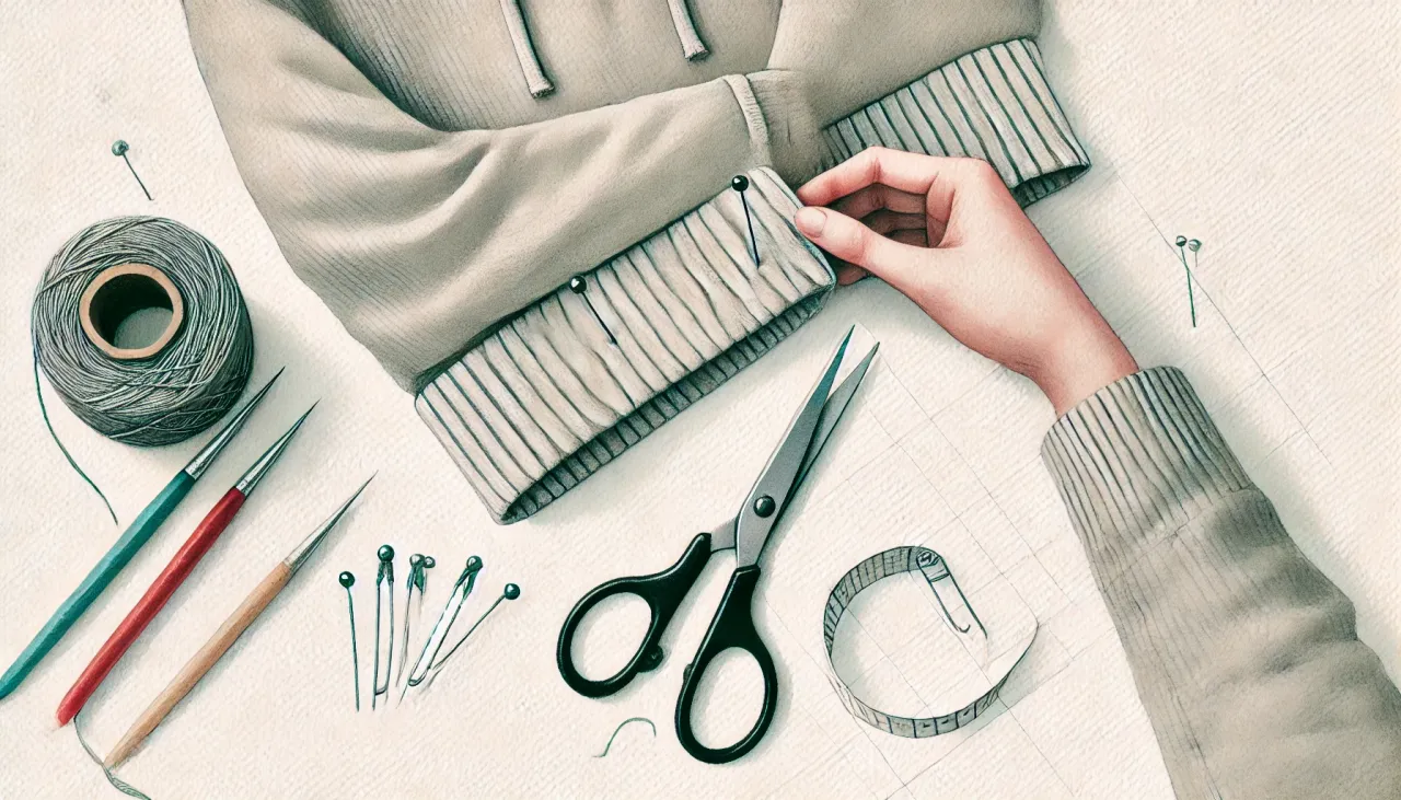 problemy ze ściągaczem w bluzie, wypadający sznurek, rozciągnięty ściągacz