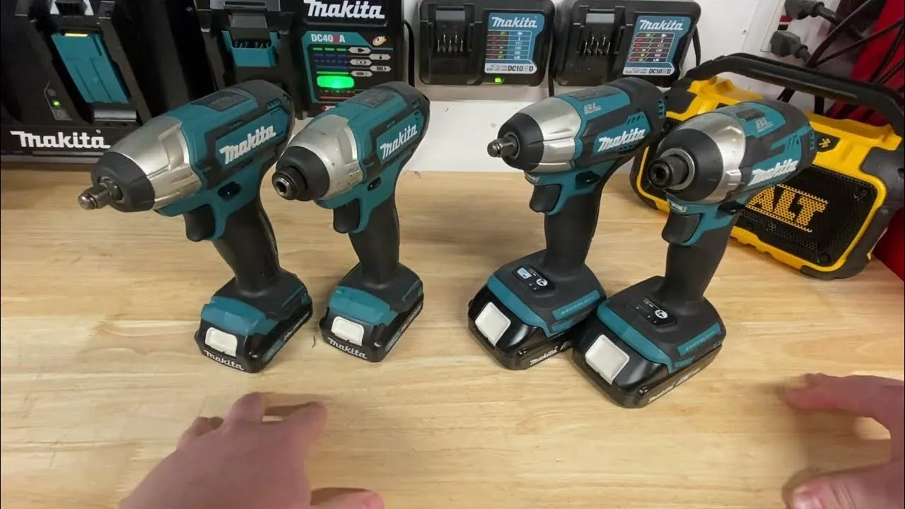 porównanie wkrętarek makita 12V CXT i 18V LXT
