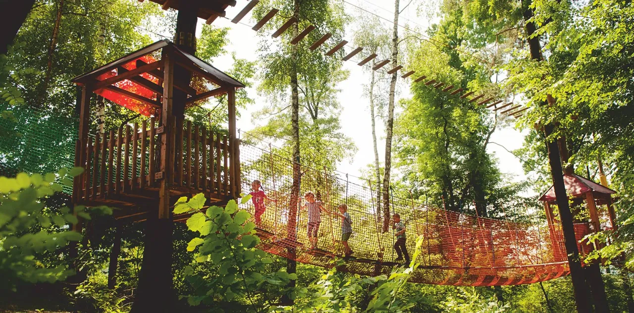 Zoolandia Poznań park linowy dla dzieci