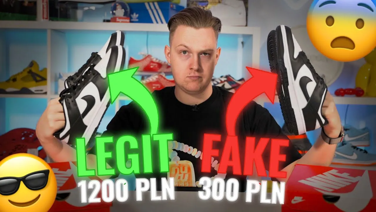 jak rozpoznać podróbki Nike Dunk