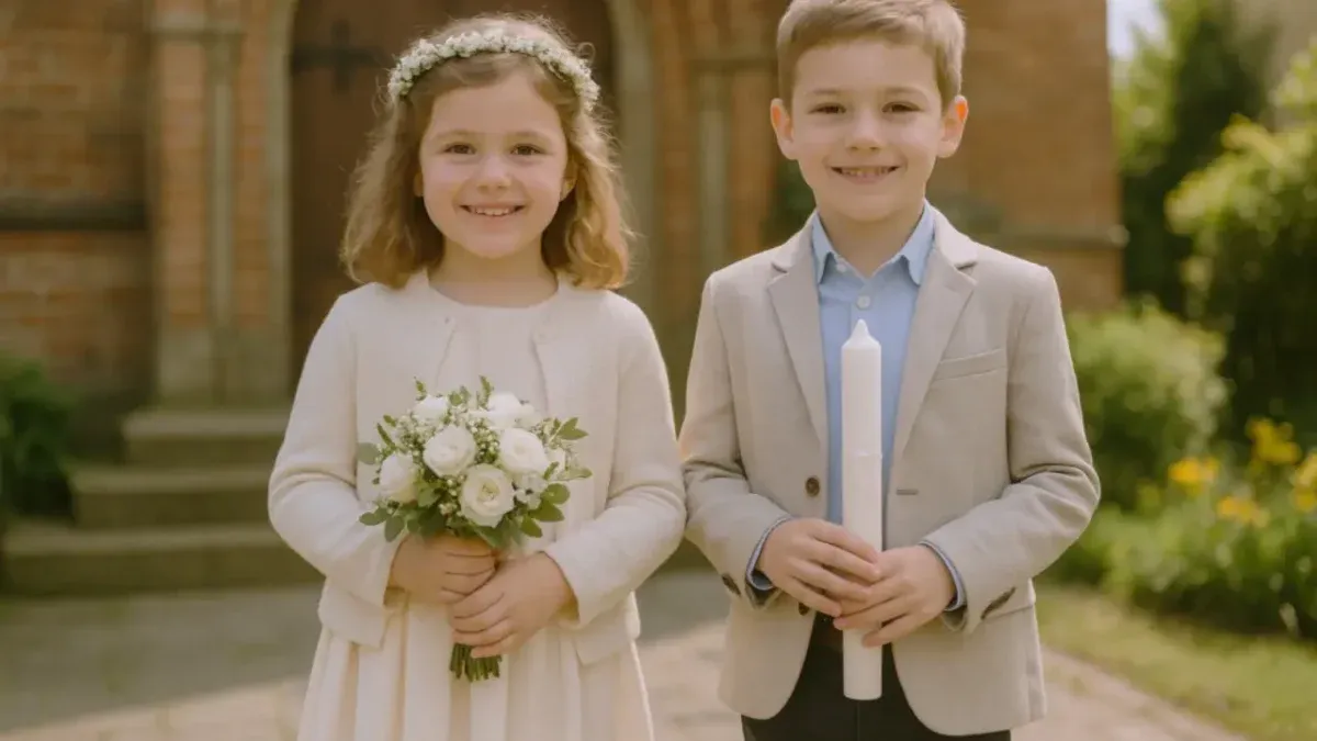 dziecko rocznica komunii strój dziewczynka chłopiec