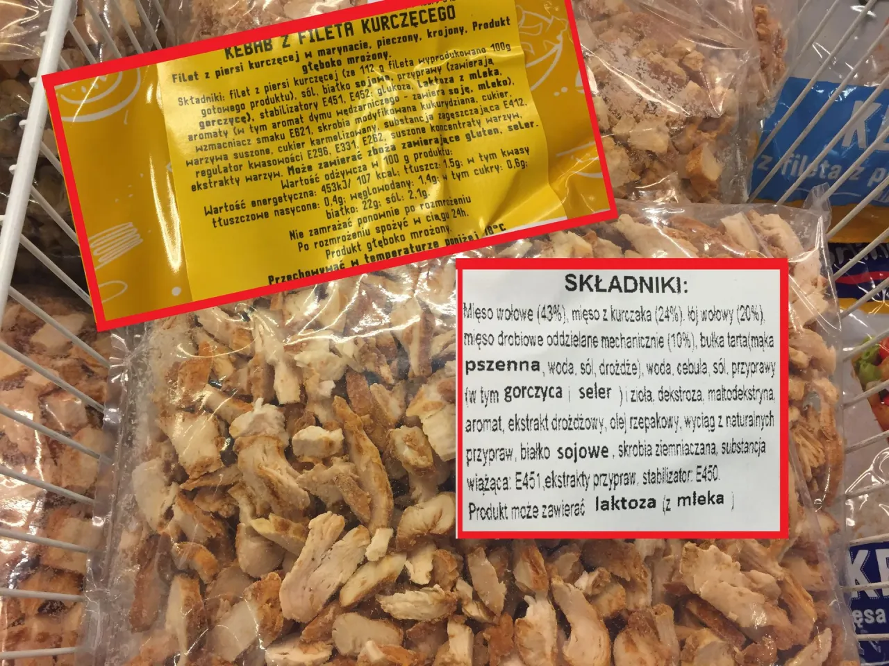rodzaje mięsa na kebab i etykiety