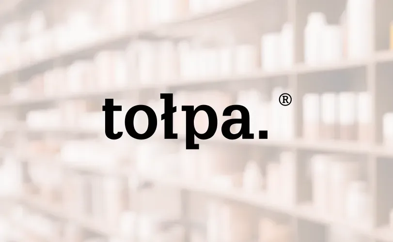 Tołpa logo i produkty