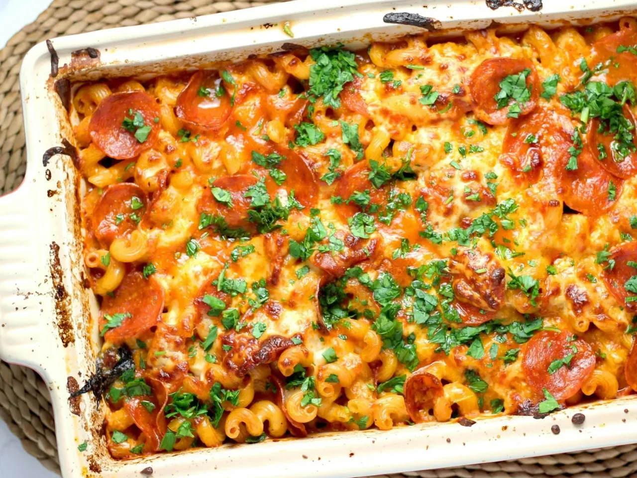 zapiekanka makaronowa z resztek